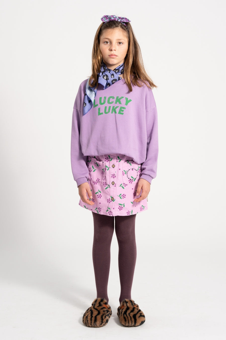 [piupiuchick]   Sweatshirt | Mauve w/ "lucky luke" print