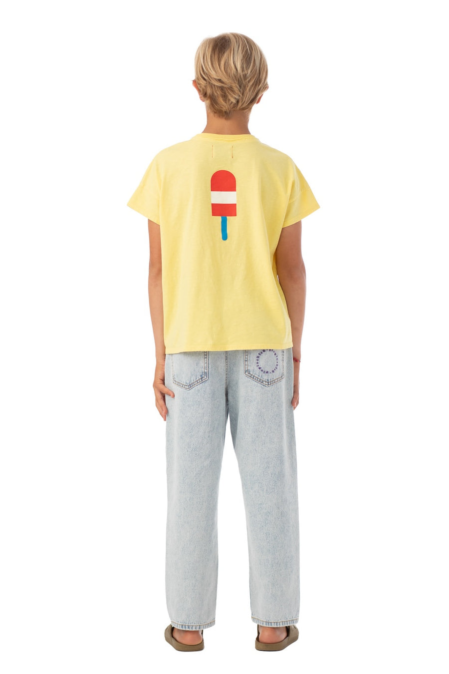 [piupiuchick]   t'shirt | yellow w/ ice cream print
