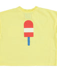 [piupiuchick]   t'shirt | yellow w/ ice cream print