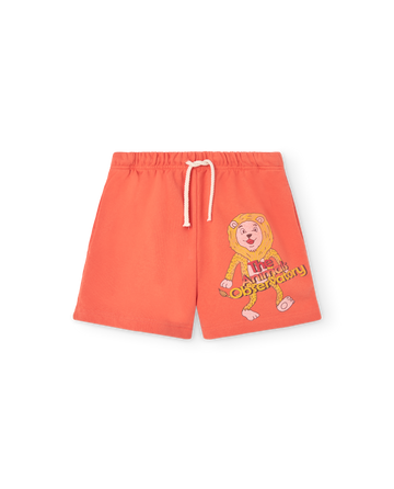 [The Animals Observatory]   HEDGEHOG KID SHORTS Salmon