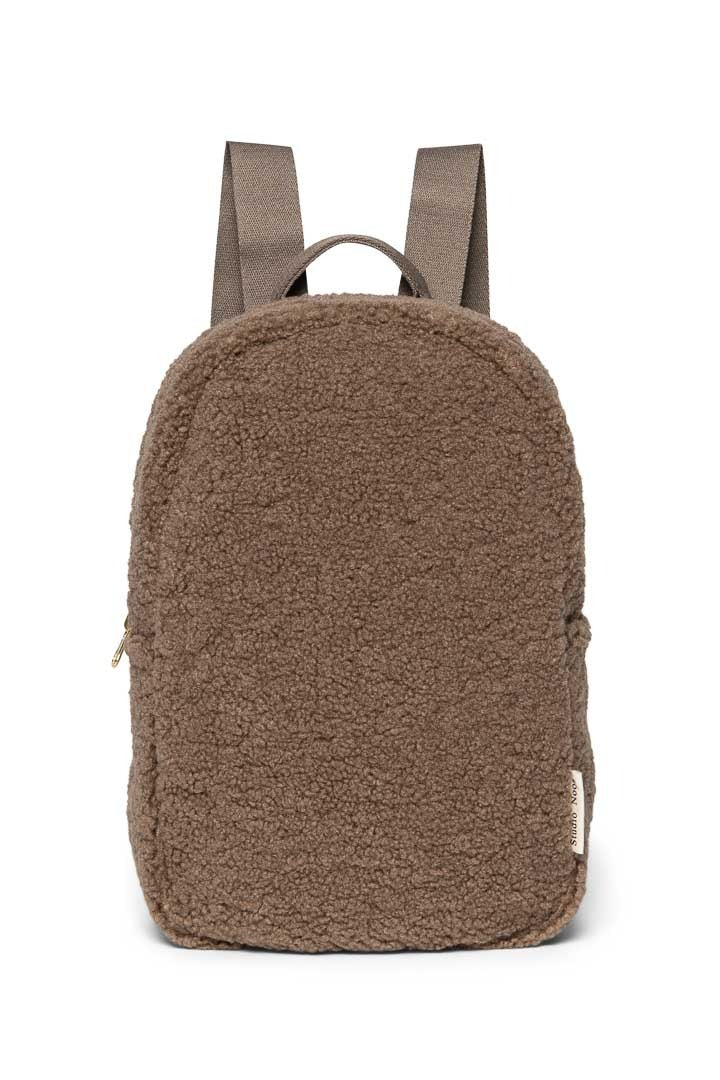 ［STUDIO NOOS]   Brown noos mini-chunky backpack